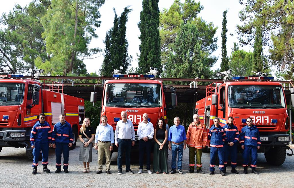 image Exness donates three fire trucks to forestry department (video)