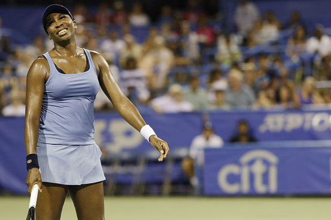 image Venus Williams loses on singles return at Citi Open