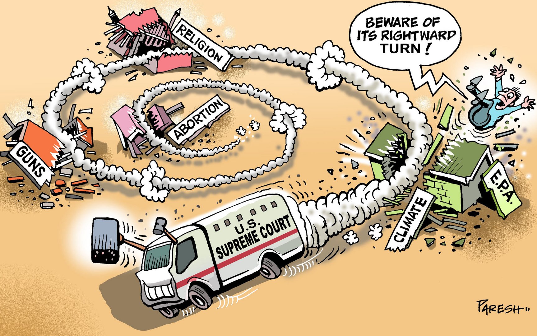 us supreme court rightward