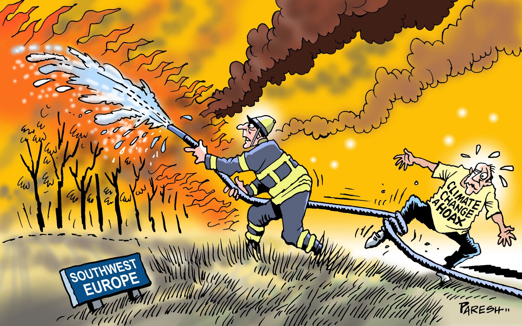 wildfires in europe
