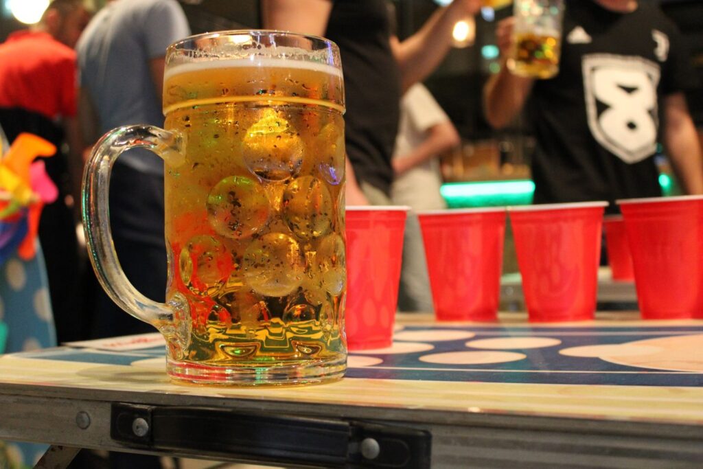 beer pong