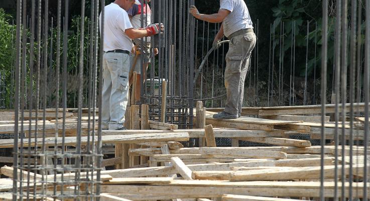 image Man attacks workers over building works