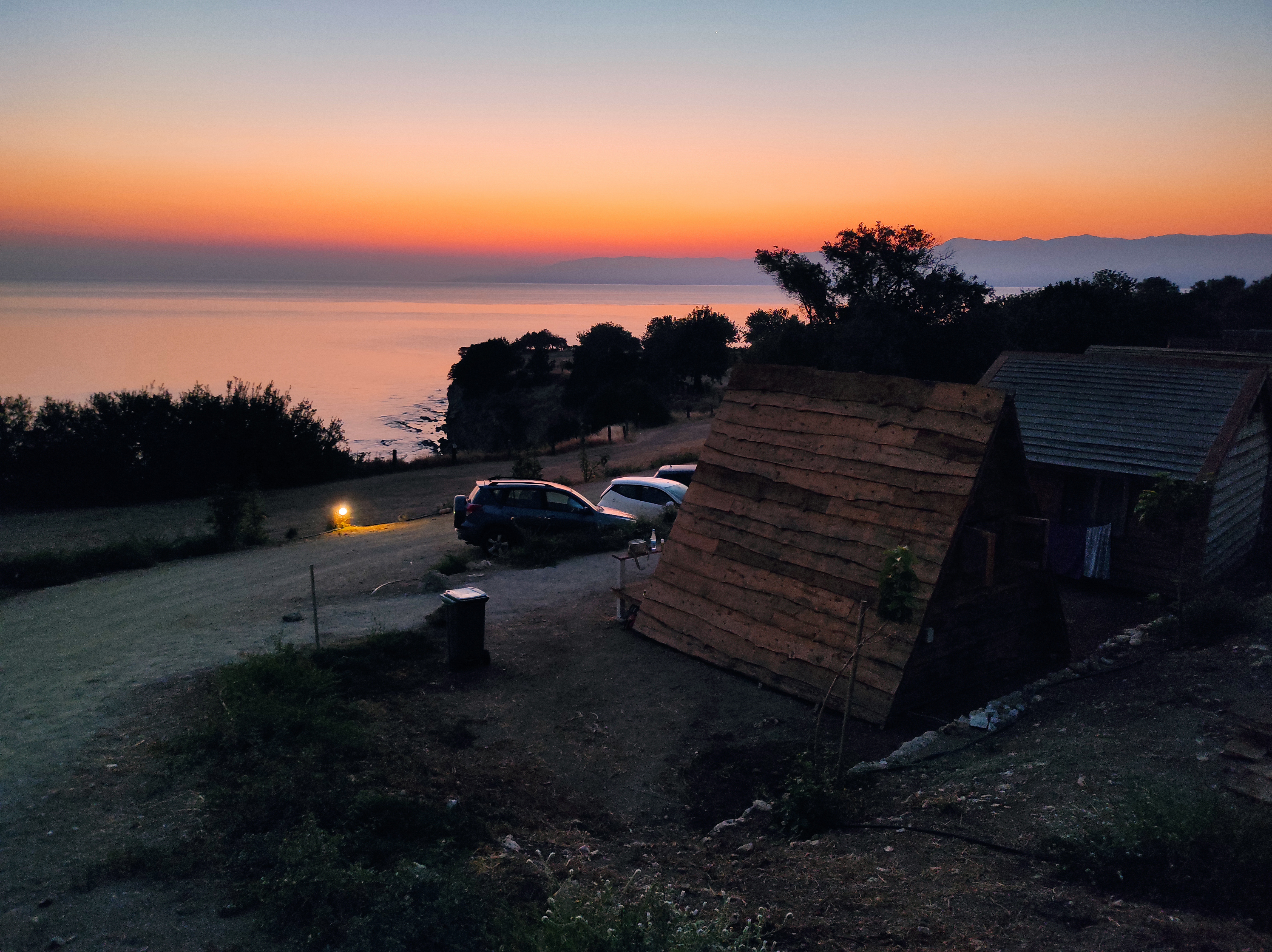 image Aphrodite camping site: not quite green, but getting there