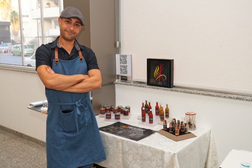 feature3 2 vas with some of his products