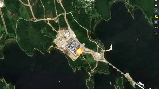 image Russia burns gas into the atmosphere while cutting supplies to EU