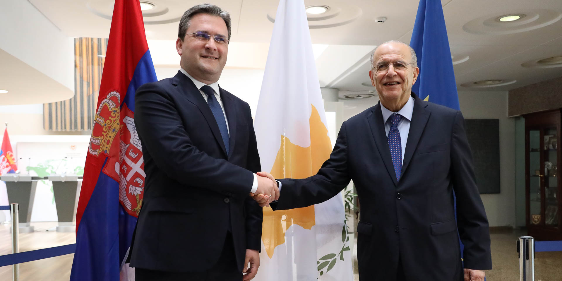 image Serbia, Cyprus discuss Kosovo, Turkey