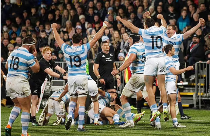 image Argentina beat All Blacks in New Zealand for first time