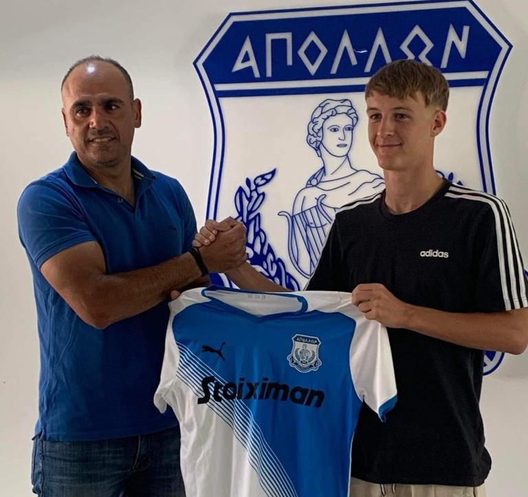 image British bases’ school student signs with Apollon FC