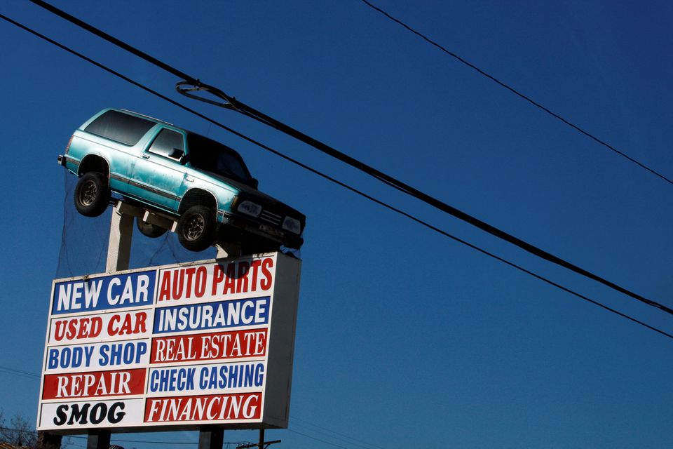 image US consumers borrow at record levels as car prices surge