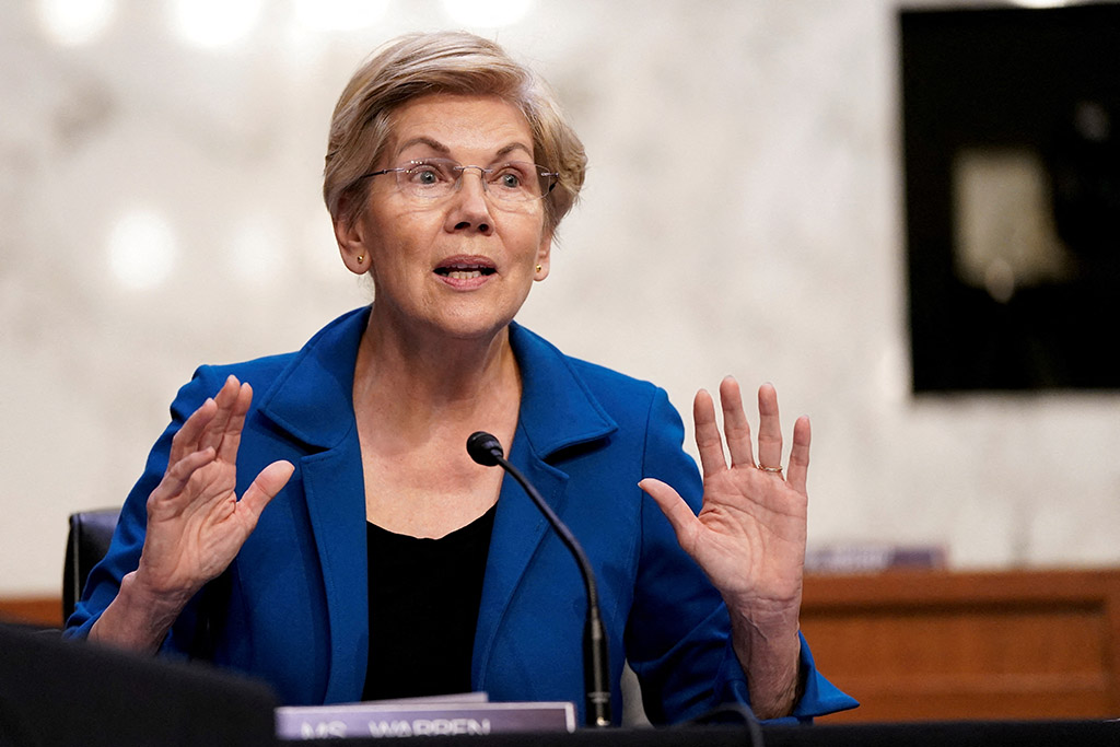image Senator Warren worries that Fed will tip US economy into recession