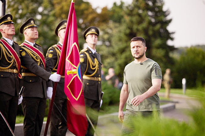 image Defiant Zelenskiy pledges powerful response on eve of war&#8217;s six-month milestone