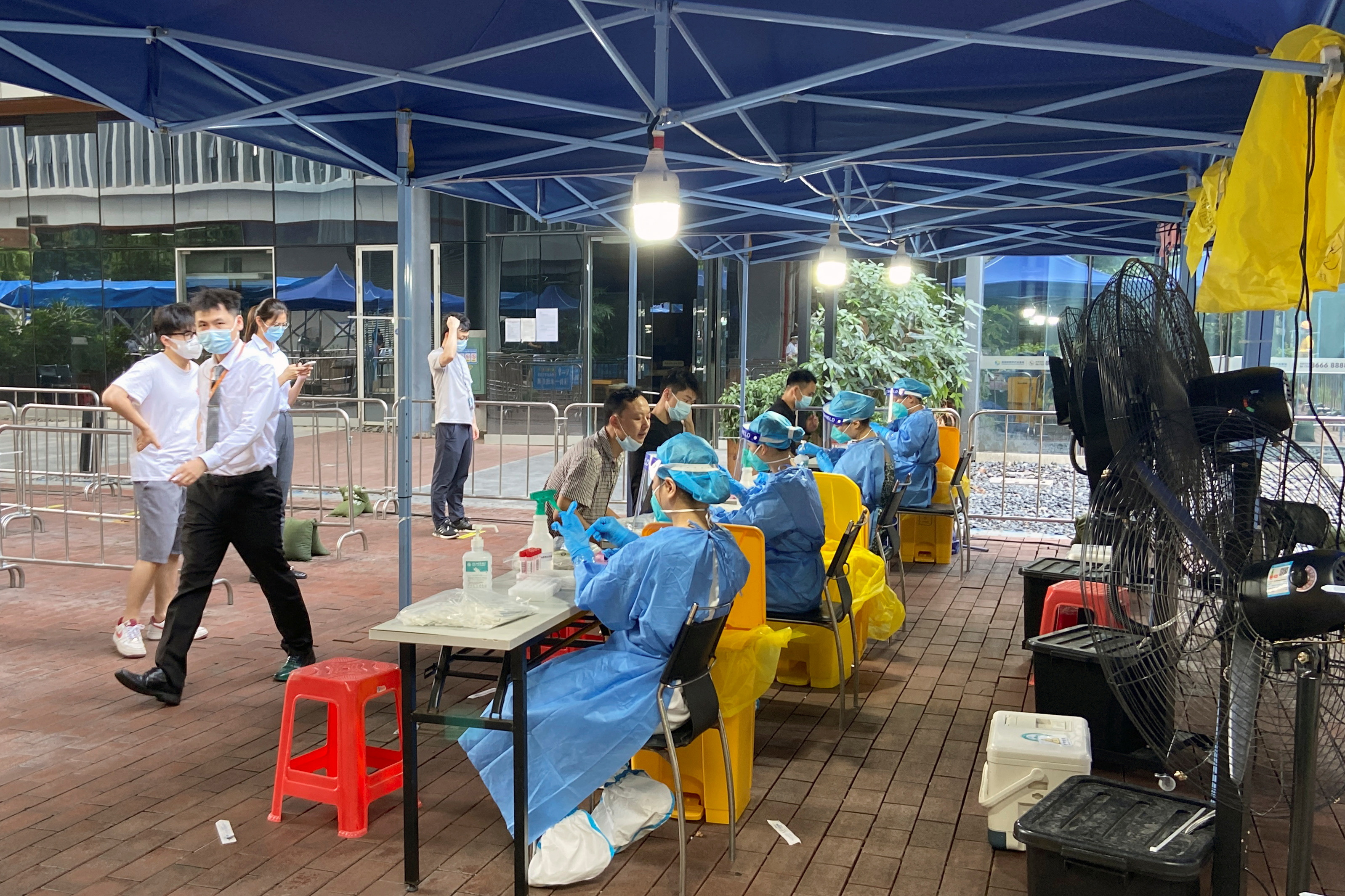 image Shenzhen extends Covid curbs as China battles multiple outbreaks