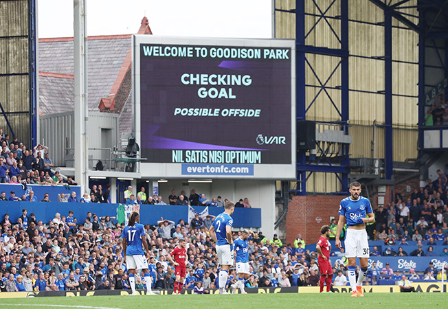 image VAR denies Everton winner in feisty derby draw with Liverpool
