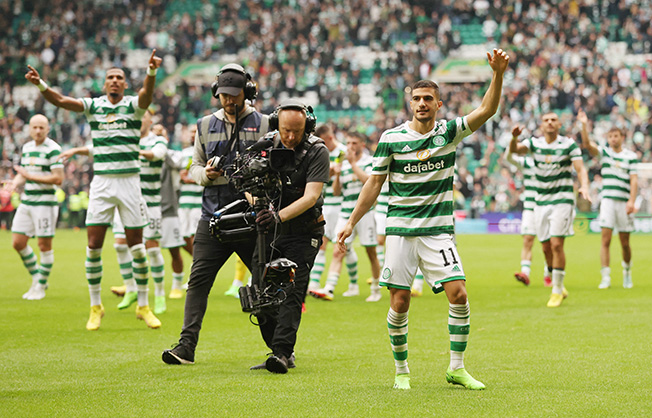 image Abada double gives Celtic 4-0 win over Rangers in Old Firm derby
