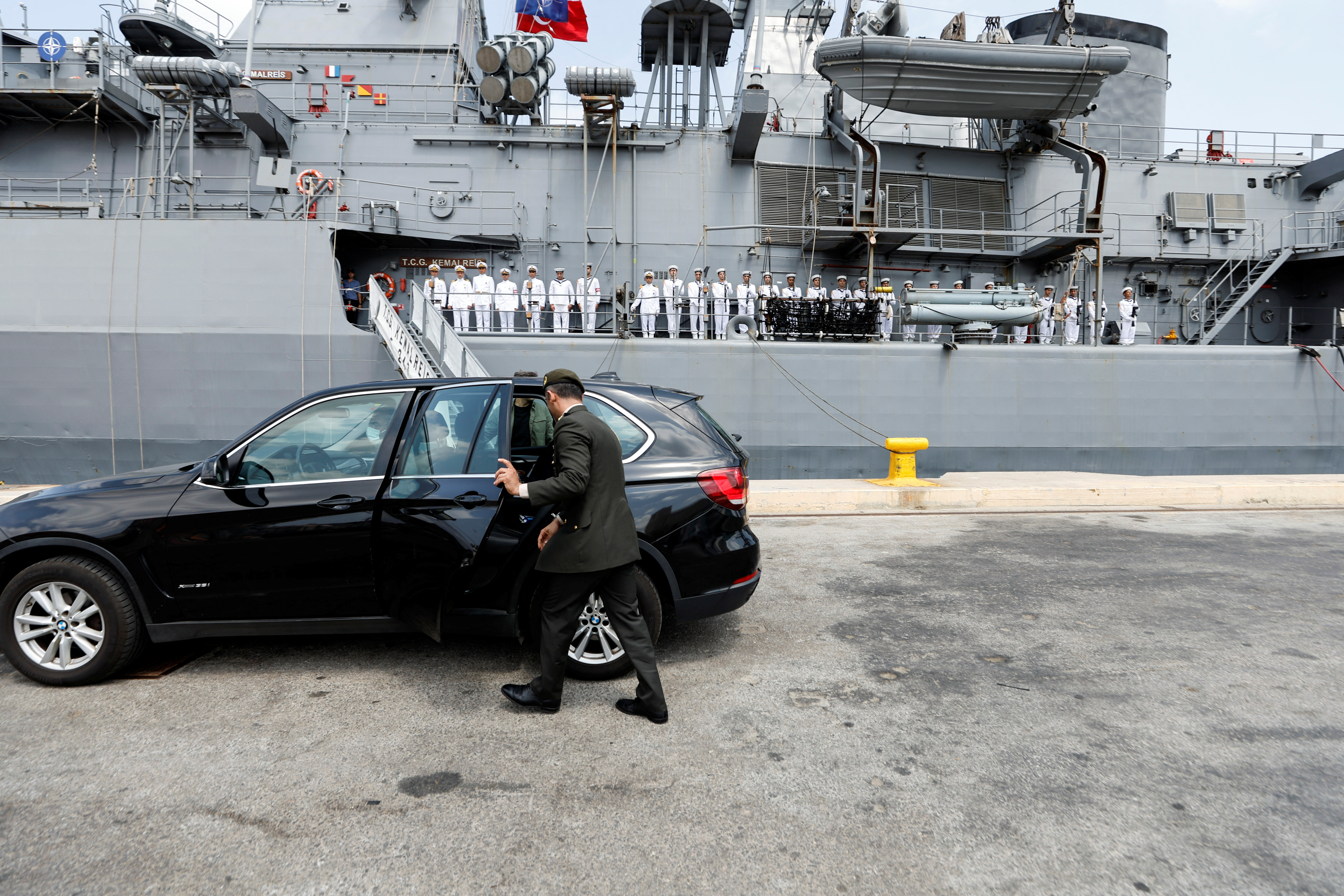 image Turkish warship docks in Israel as bilateral ties warm