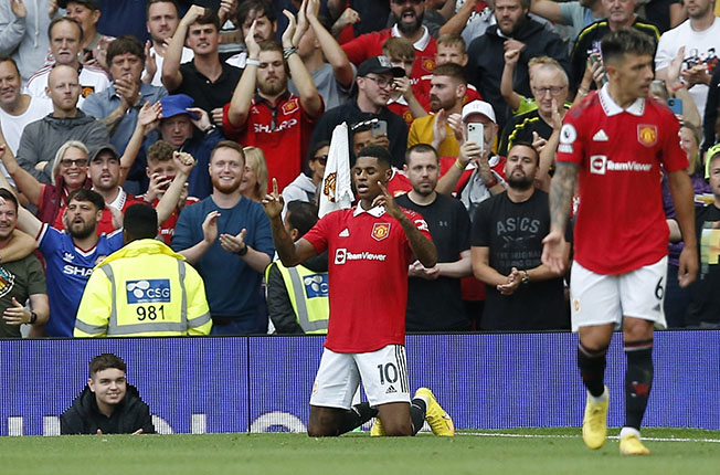 image Rashford hits double as Man United end Arsenal&#8217;s 100% start