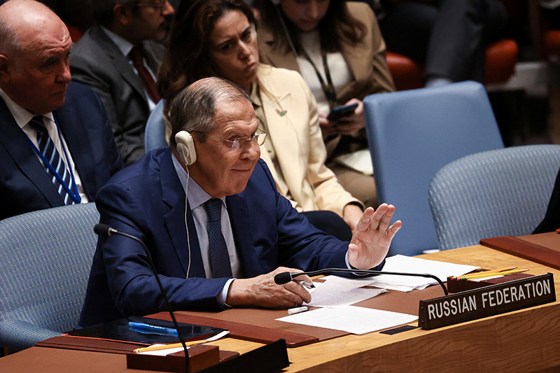 image Lavrov defends Russia at U.N. showdown rife with anger over Ukraine war