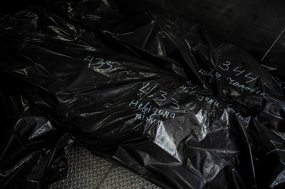 image Ukraine&#8217;s Zelenskiy says two more burial sites found in liberated Izium