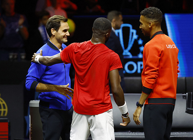 image Tiafoe steals Federer&#8217;s spotlight to seal first Laver Cup for Team World