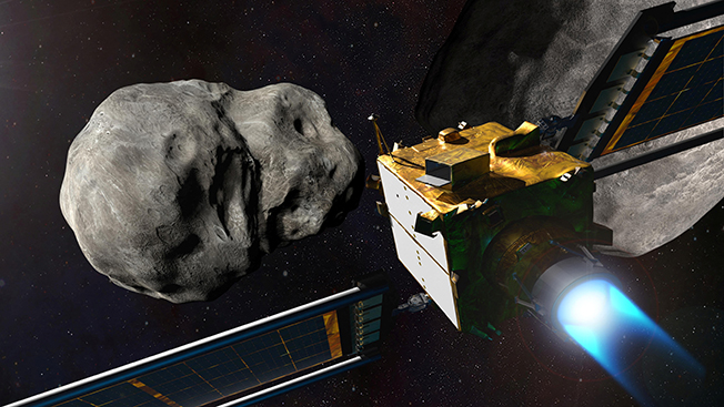 image NASA&#8217;s asteroid-deflecting spacecraft nears planned impact with target