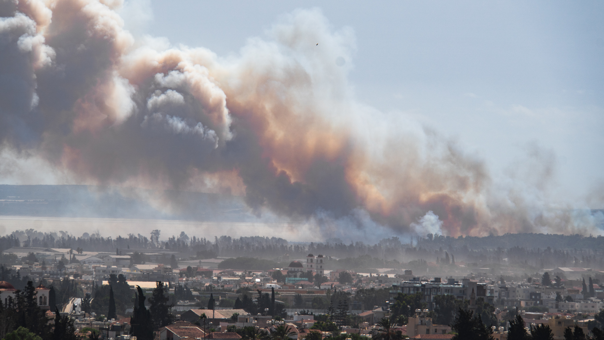 image No results so far from investigations into Akrotiri area fire