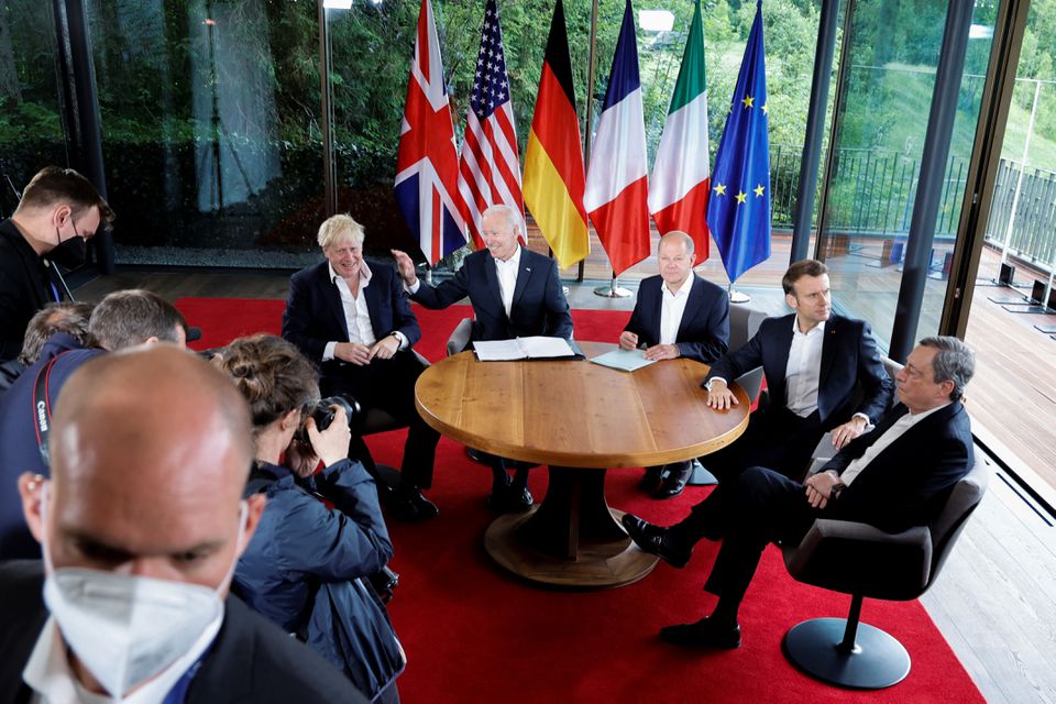 image G7 ministers forge ahead with Russian oil price cap, details thin