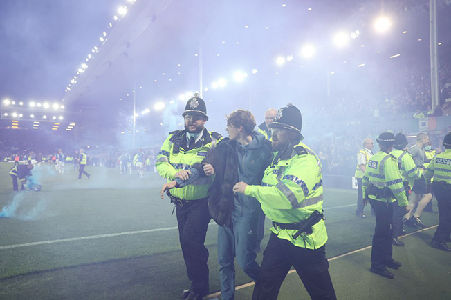 image Football disorder reaches eight-year high