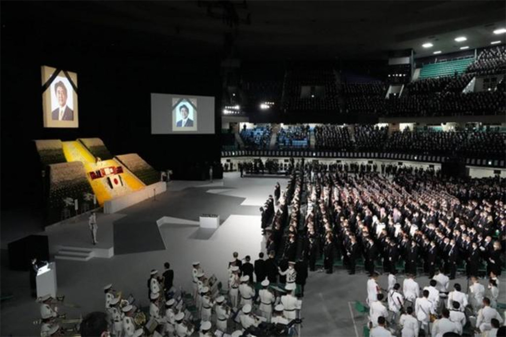 image House president attends Abe funeral