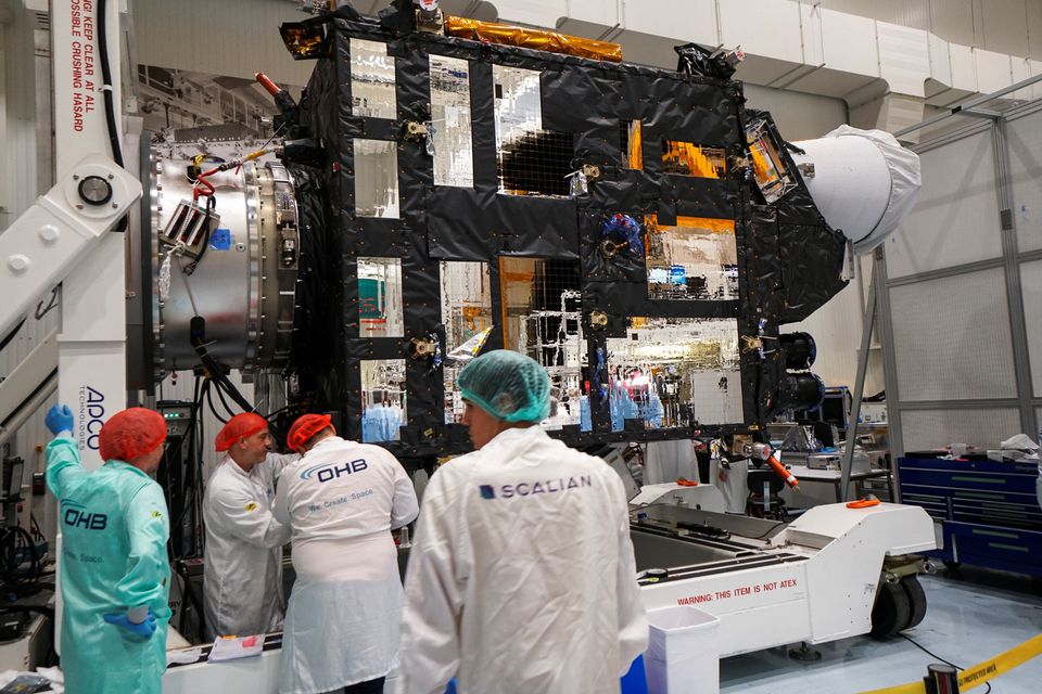 image Europe unveils hi-tech satellite to speed up extreme weather warnings