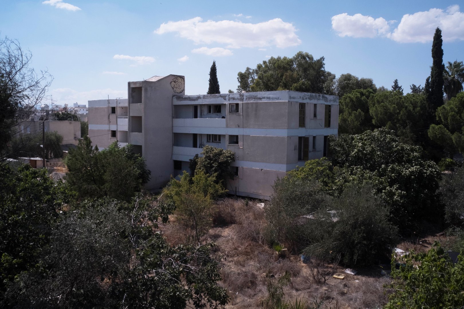 image Squatters and drug pushers take over abandoned refugee homes