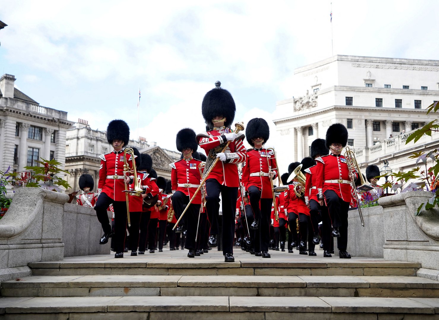 image Muted response to death of queen