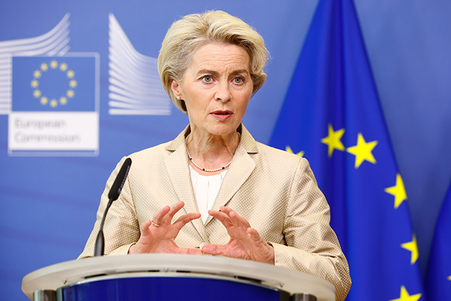 image EU&#8217;s von der Leyen says extremist violence in West Bank settlements must stop
