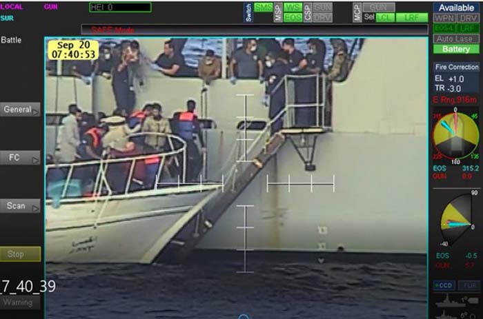 image Hundreds safe after two major rescue operations at sea