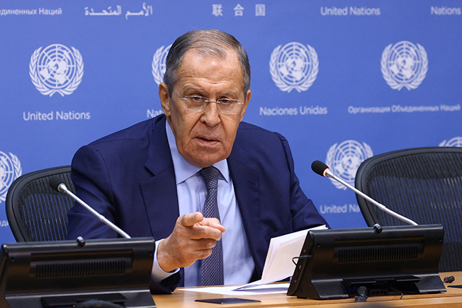 image Lavrov says Russia open to talks with West, awaiting serious proposal