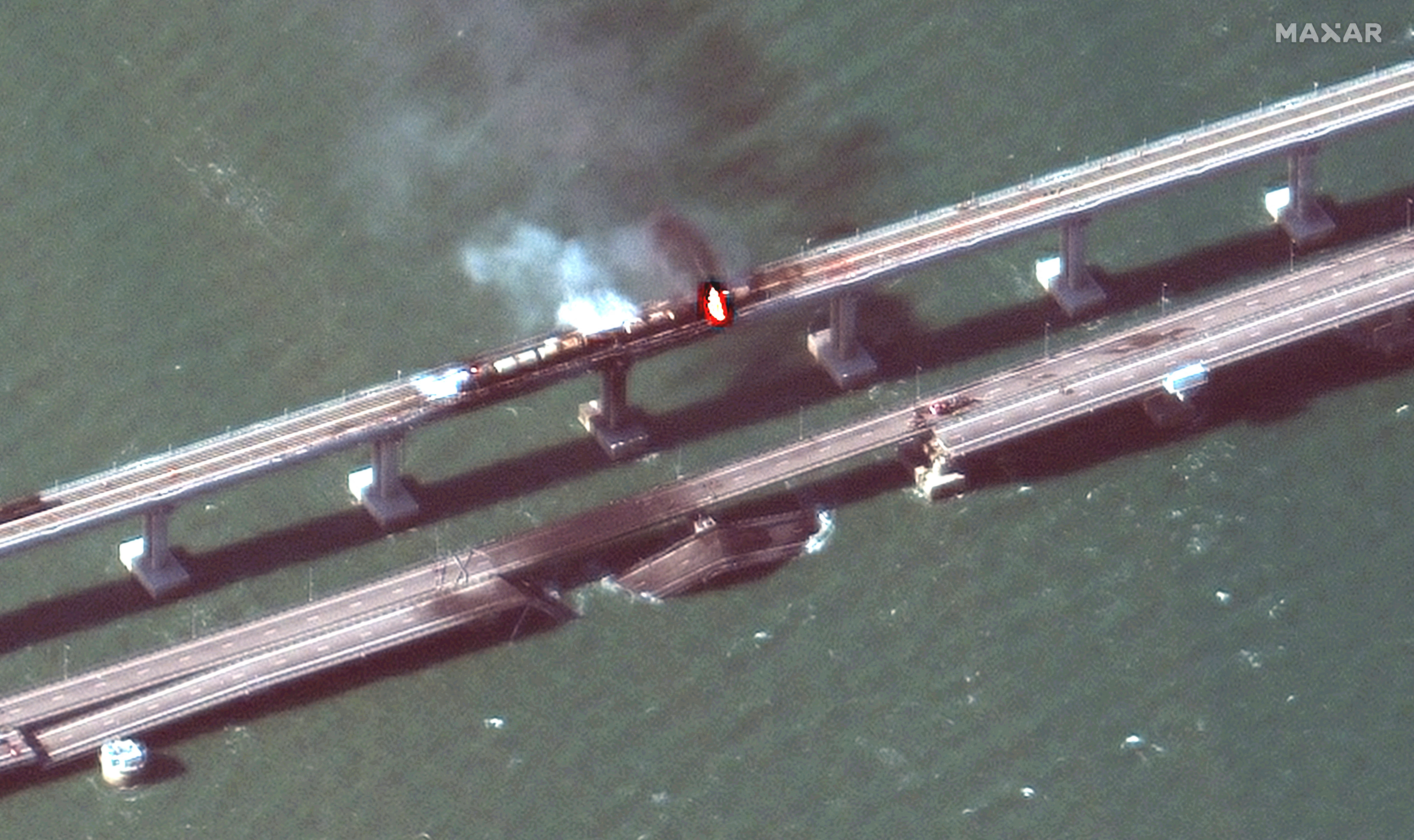 image Ukraine&#8217;s SBU claims responsibility for last year&#8217;s Crimea bridge blast