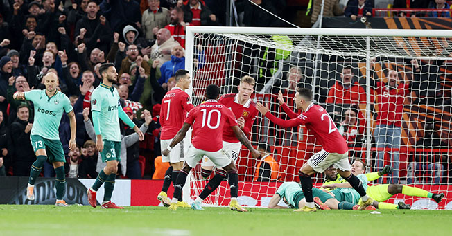 image Heartbreak for Omonia after last-gasp Man United winner