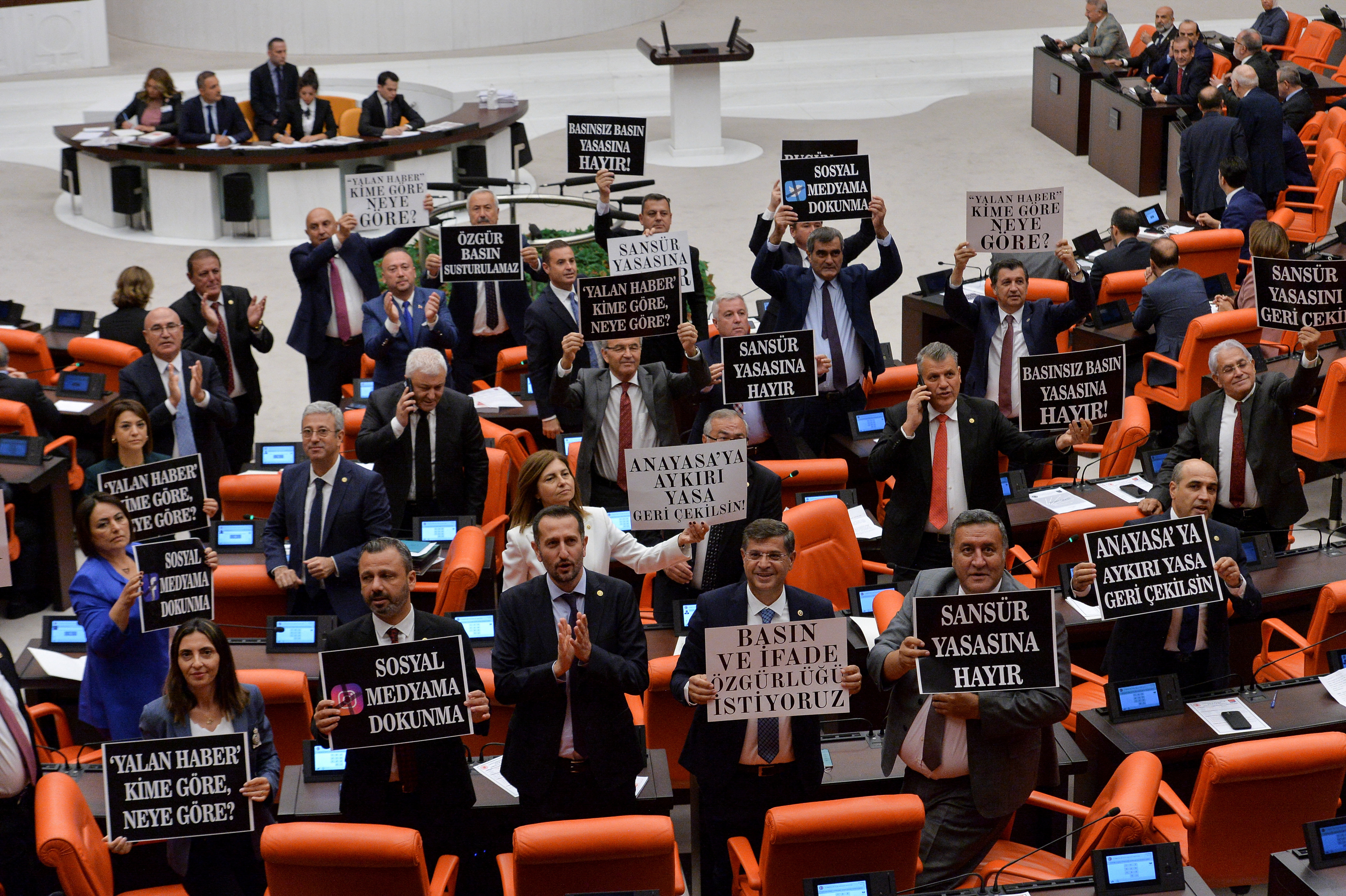 image Turkish opposition calls new media law &#8216;censorship&#8217;, will appeal to top court