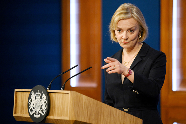 image &#8216;Fighter&#8217; Truss mocked in parliament as PM defends her record