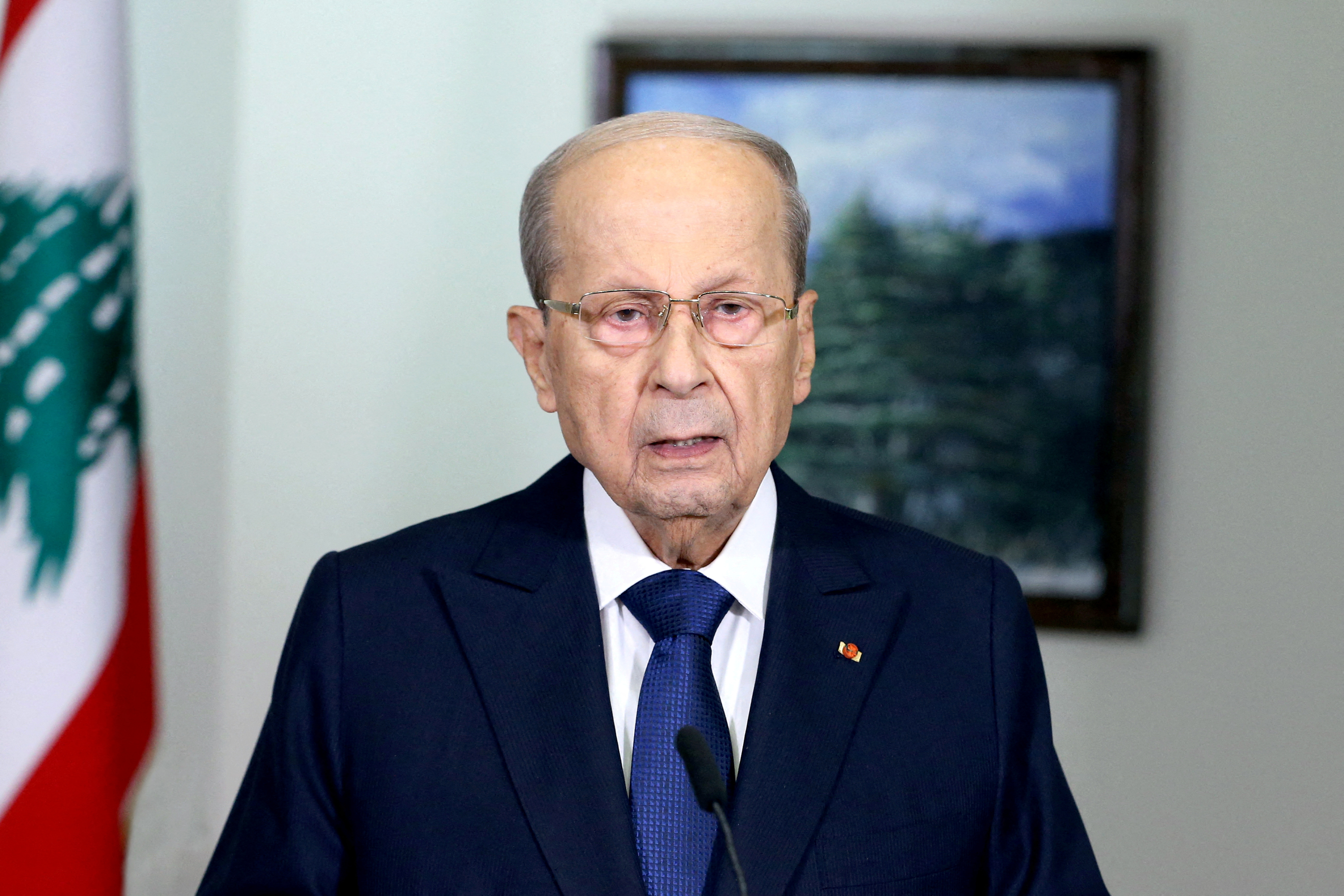 image President Aoun leaves office as Lebanon’s crisis worsens