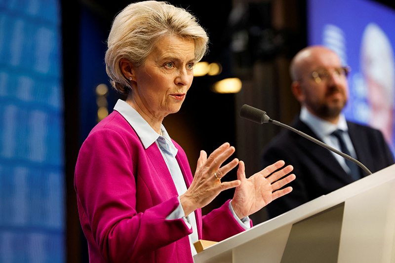 image EU leaders turn to foreign policy after agreeing to disagree on gas cap