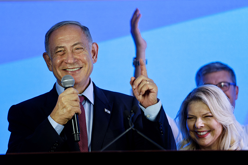 image Netanyahu comeback dominates Israel election &#8216;all about Bibi&#8217;