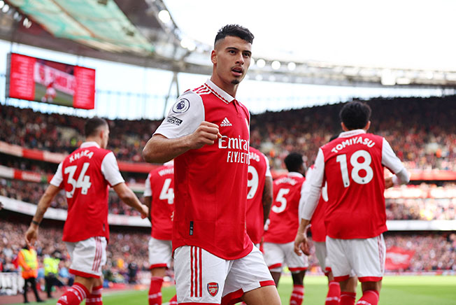 image Arsenal back on top after thrashing Forest, United beat Hammers