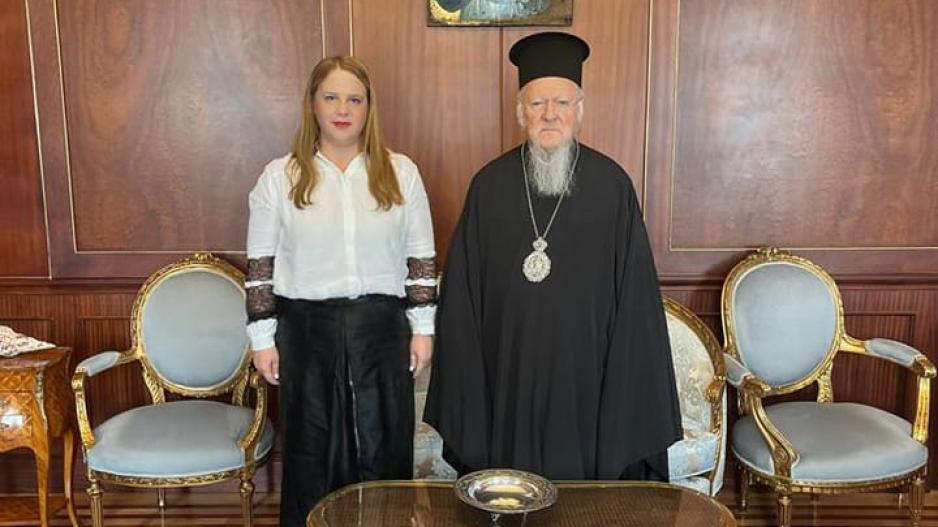 image Lottides meets Patriarch Bartholomew