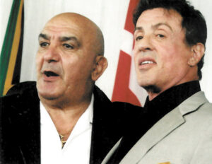stan with rocky actor sylvester stallone