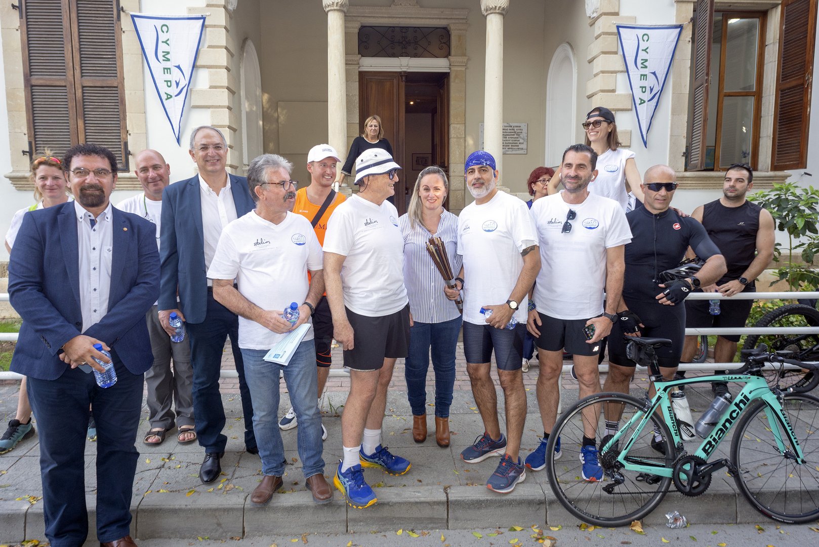 image Climate change relay arrives in Cyprus