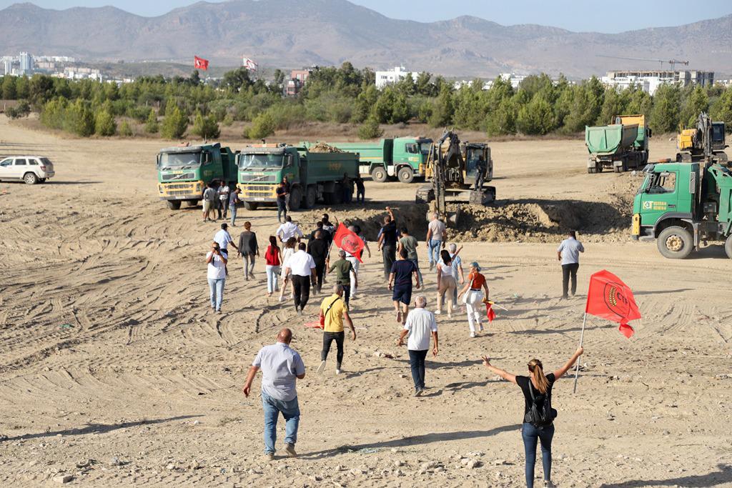 feature esra the construction on greek cypriot land in ayios dhometios is illegal