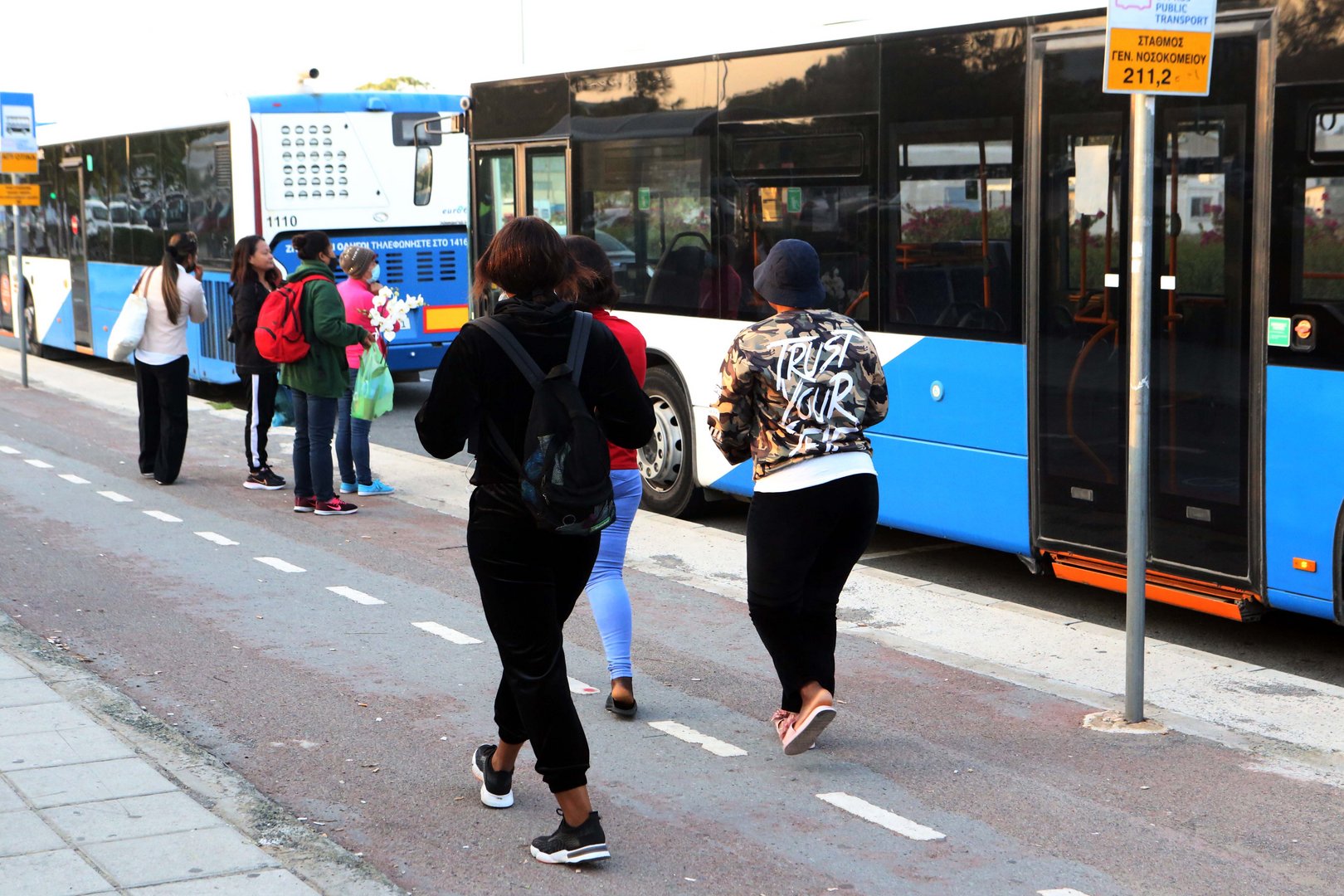 image Waiting, waiting, waiting for the buses