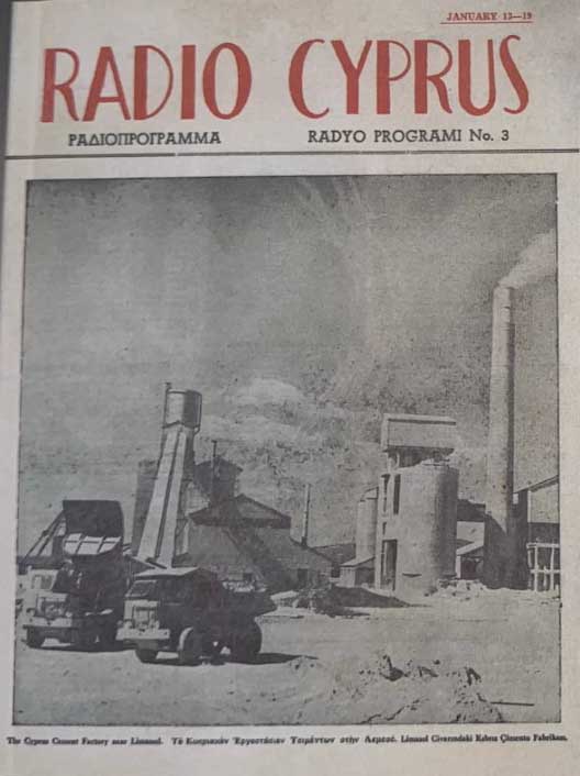 feature melissa radio programme of cbs (former cybc) that the british published in english, greek and turkish on a weekly basis