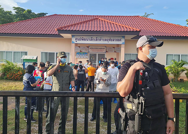 image Ex-cop kills 22 children, 12 others in Thai mass shooting