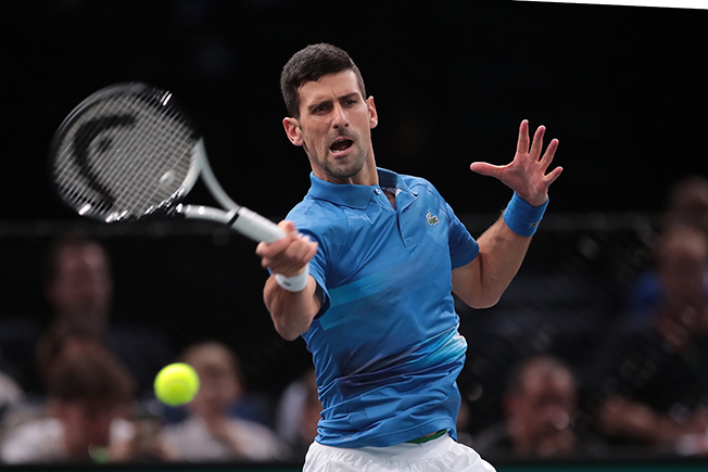 image Djokovic starts Paris defence with win